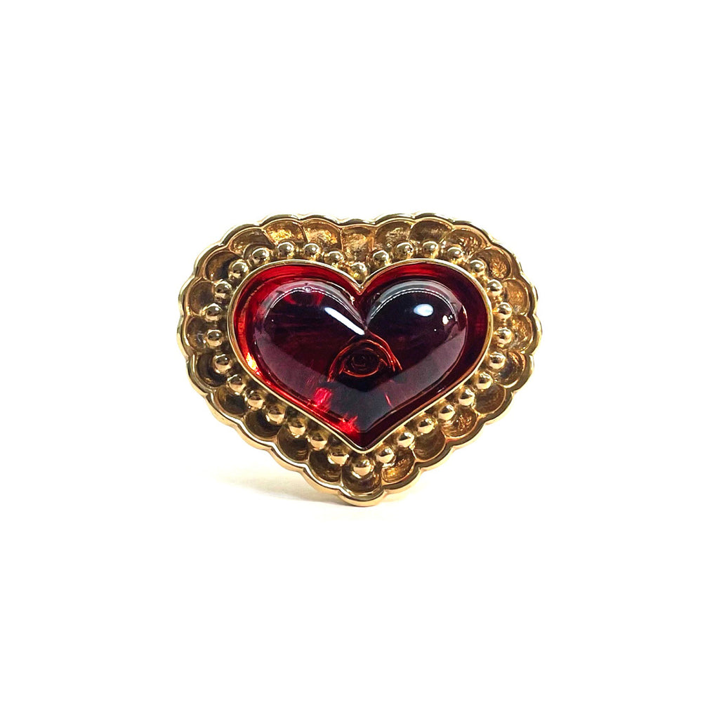 [一般販売] Heart ring 18Gold plated