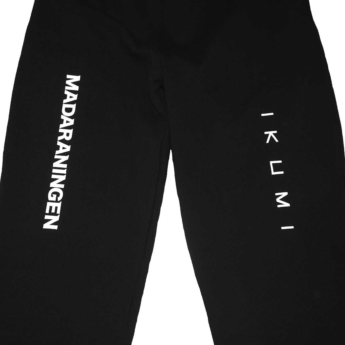 IKUMI×MADARANINGEN Sweat&Pants（Black） IKUMI×MADARANINGEN Simple LOGO Sweat Pants (BLACK) | GALAXY BROAD SHOP