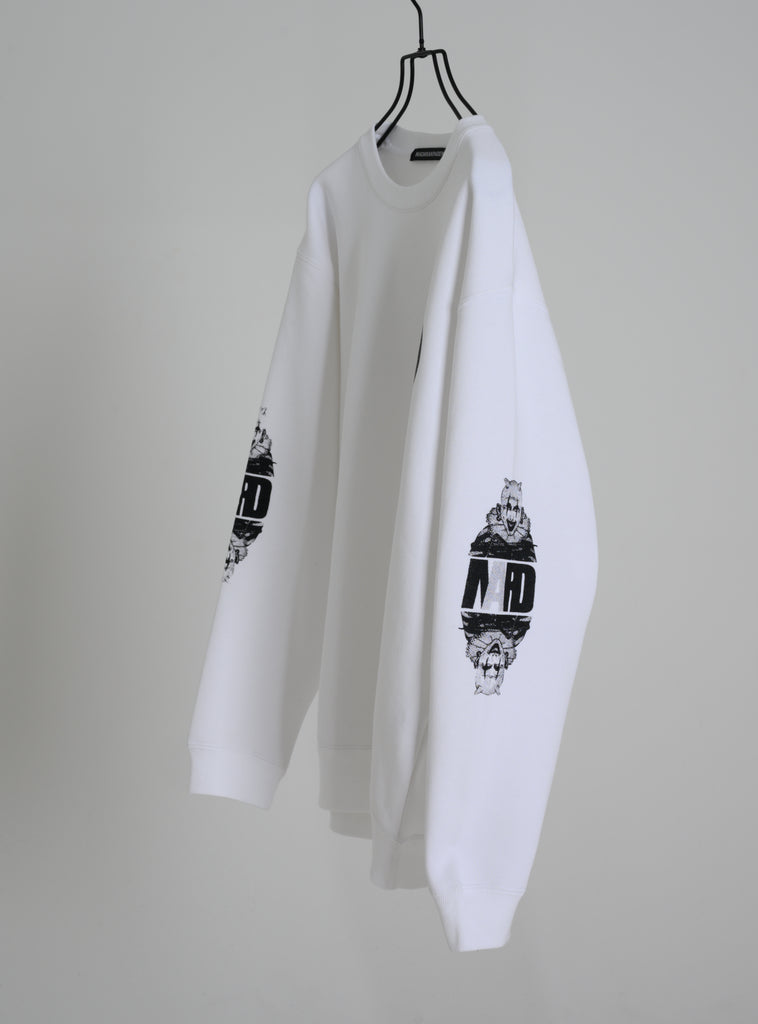 [一般販売] Sweatshirt 丸尾末広×MADARANINGEN [White]