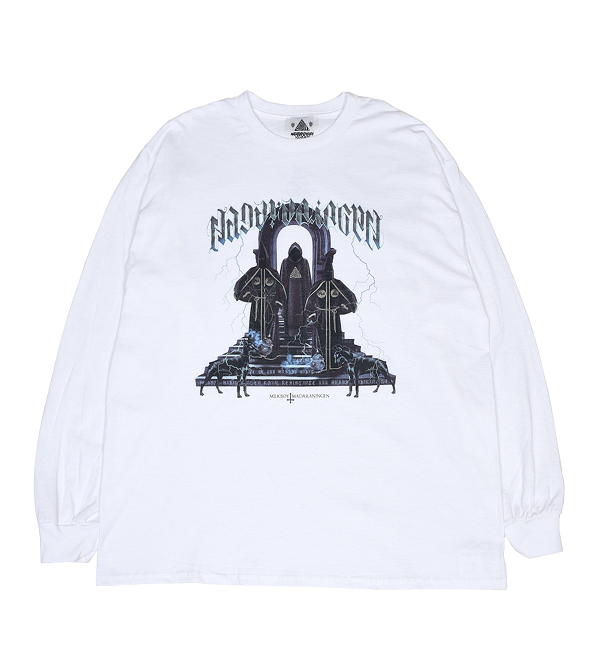 SECRET SOCIETY L.S. TEE (WHITE) | GALAXY BROAD SHOP