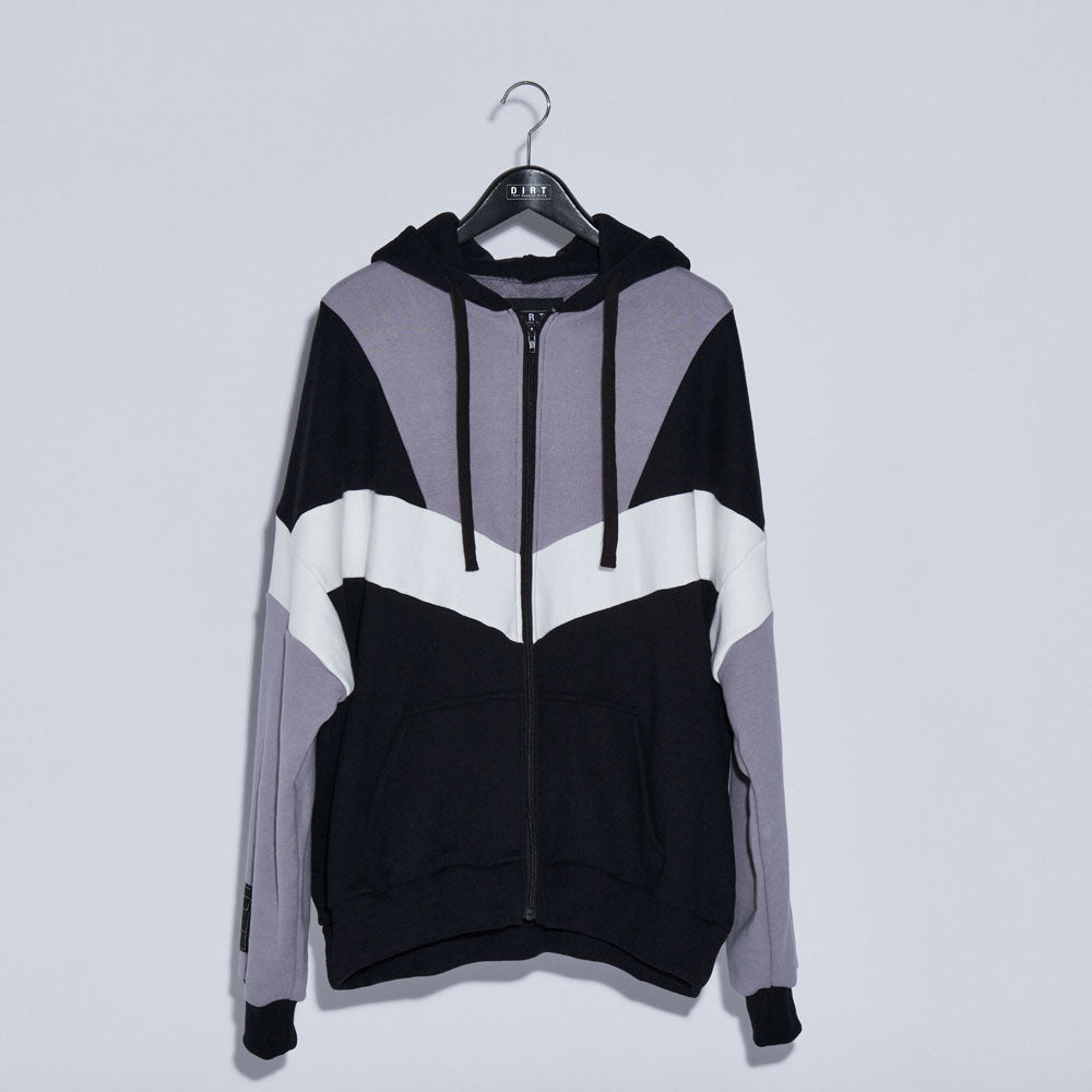 2022AW collection Switch Zip Hoodie BLACK | GALAXY BROAD SHOP