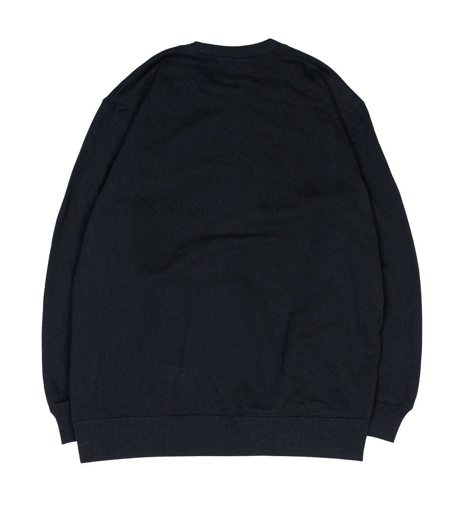 Cracking Sweat Top Black
