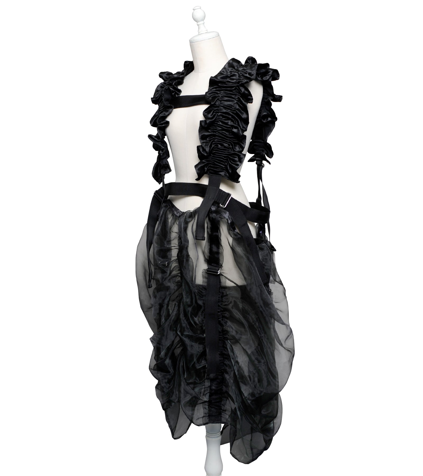 Ruffle Harness with Skirt | GALAXY BROAD SHOP