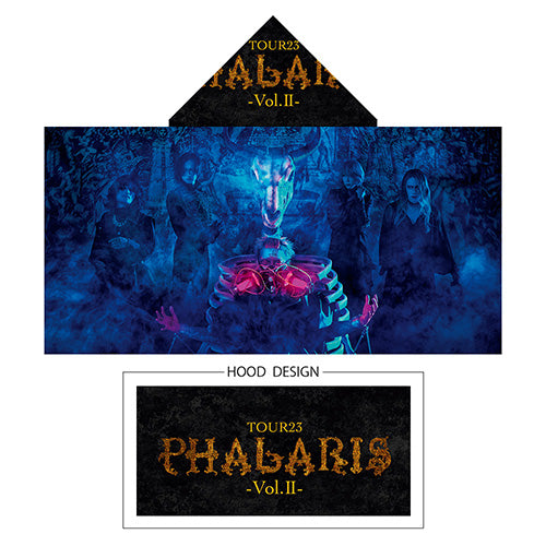 【Made-to-order】DIR EN GREY TOUR23 PHALARIS -Vol.II-OFFICIAL MERCH Hooded Blanket