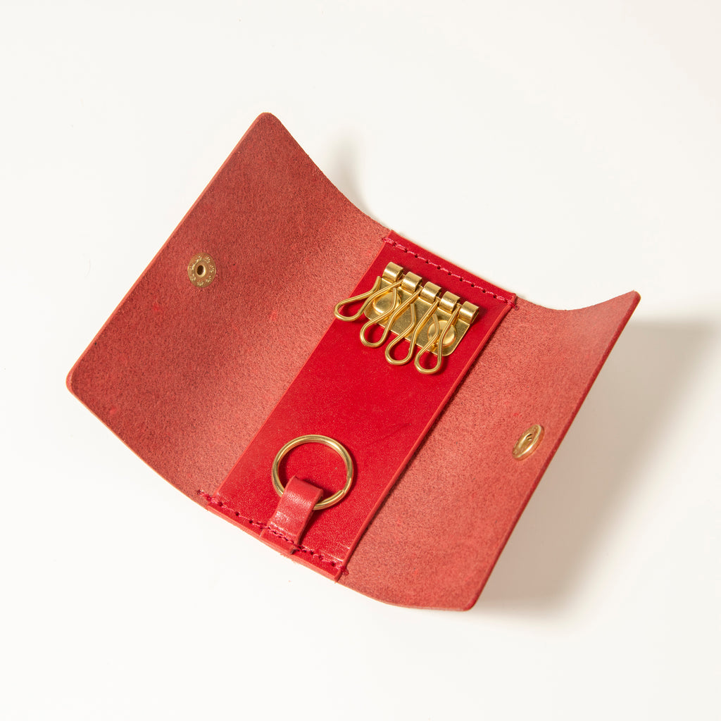 Dieオリジナルキーケース(赤・ゴールド金具) | GALAXY BROAD SHOP