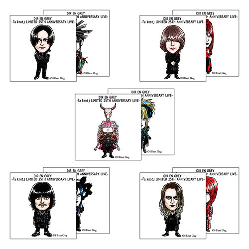 【Made-to-order】DIR EN GREY TOUR23 PHALARIS -Vol.II-OFFICIAL MERCH FC Limited Stickers (Set of 10)
