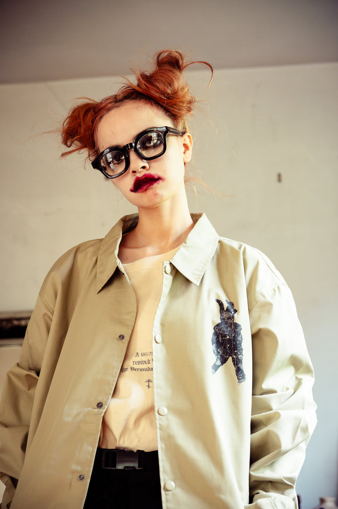 [General Sale] Doll coach jacket Beige