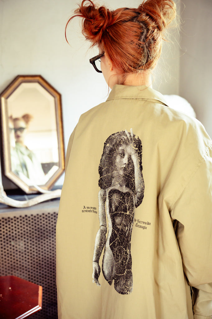 [General Sale] Doll coach jacket Beige