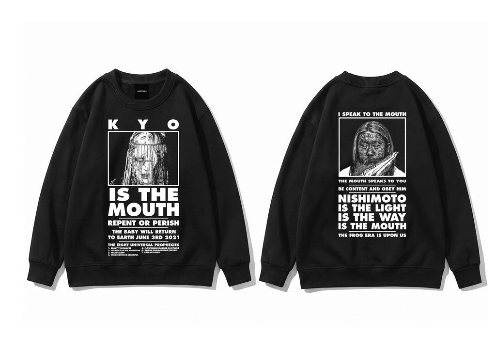ケンケン　NISHIMOTO IS THE MOUTH SWEAT KYO IS THE MOUTH×NISHIMOTO IS THE MOUTH Sweat top [BLACK] | GALAXY