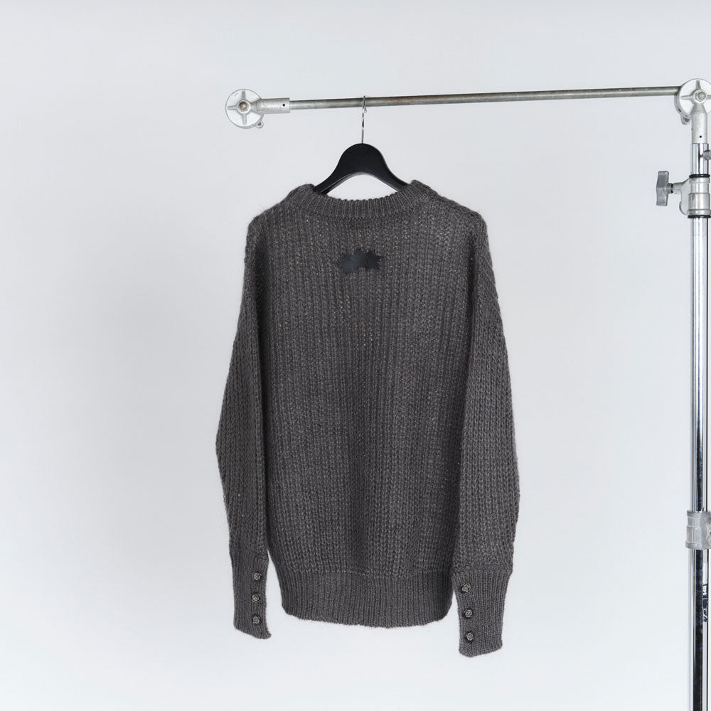 2023AW collection Low Gauge Knit Pullover GY