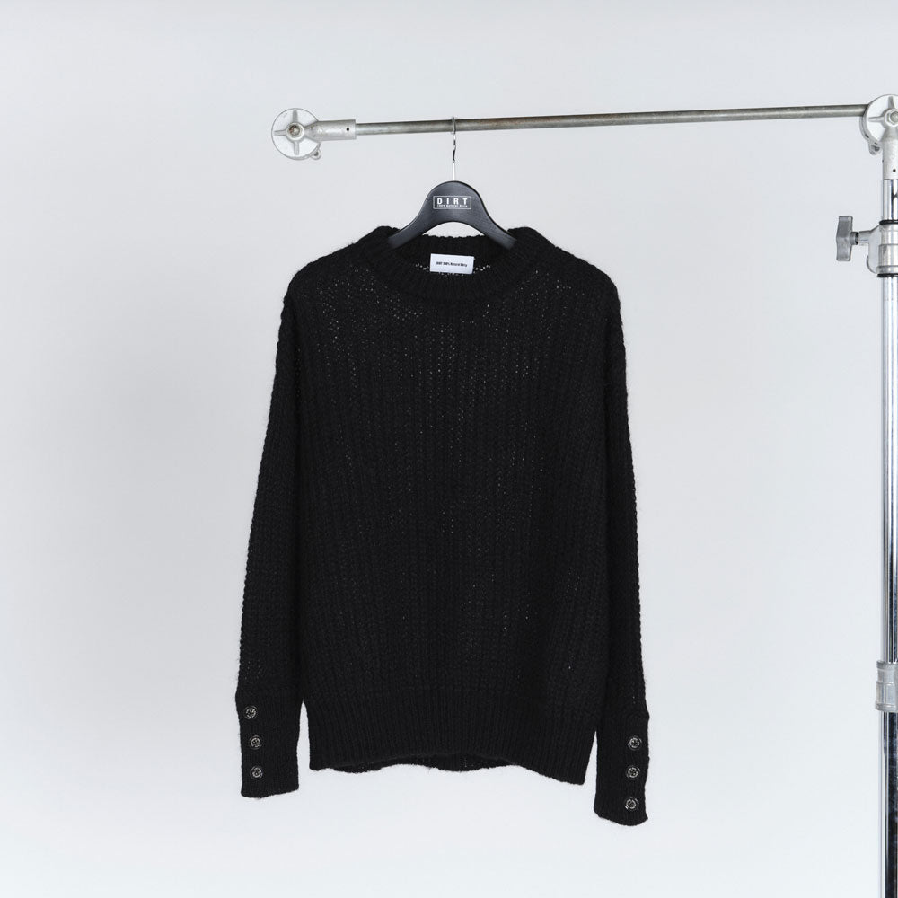 2023AW collection Low Gauge Knit Pullover BK