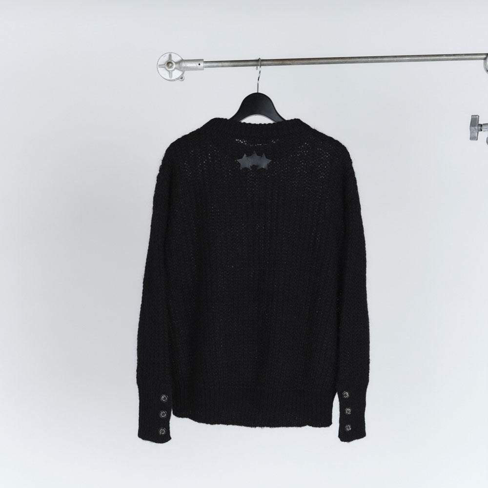2023AW collection Low Gauge Knit Pullover BK
