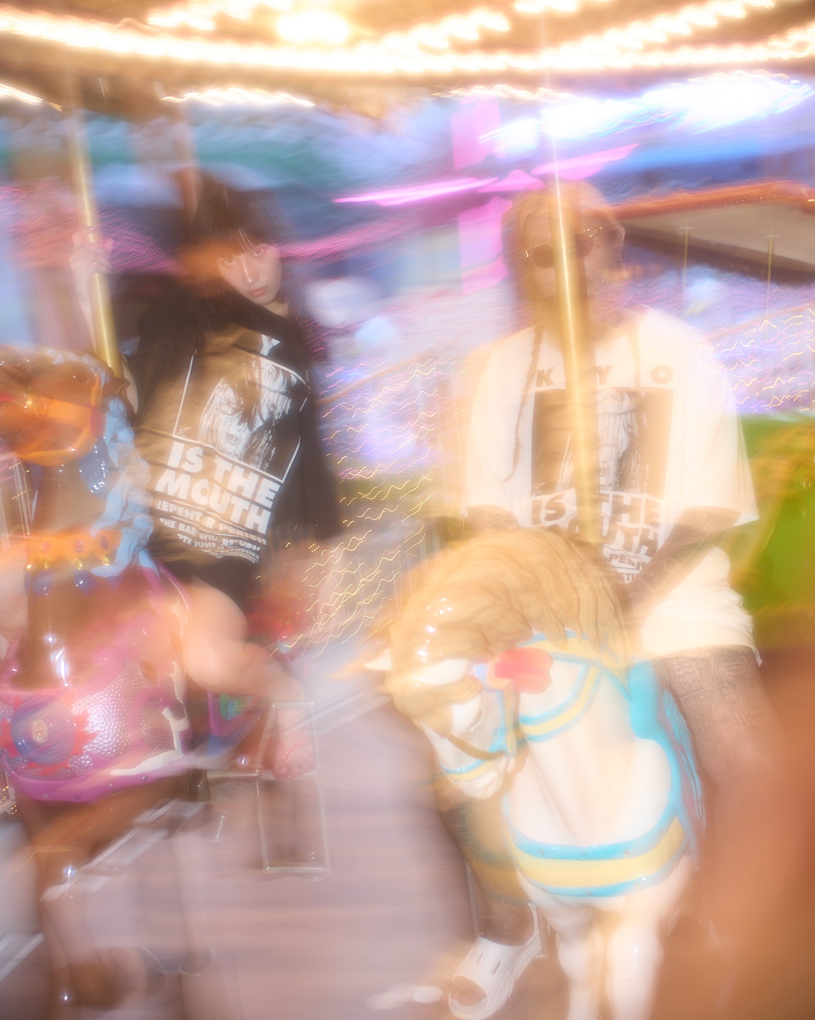 KYO IS THE MOUTH×NISHIMOTO IS THE MOUTH T-shirt [WHITE] | GALAXY