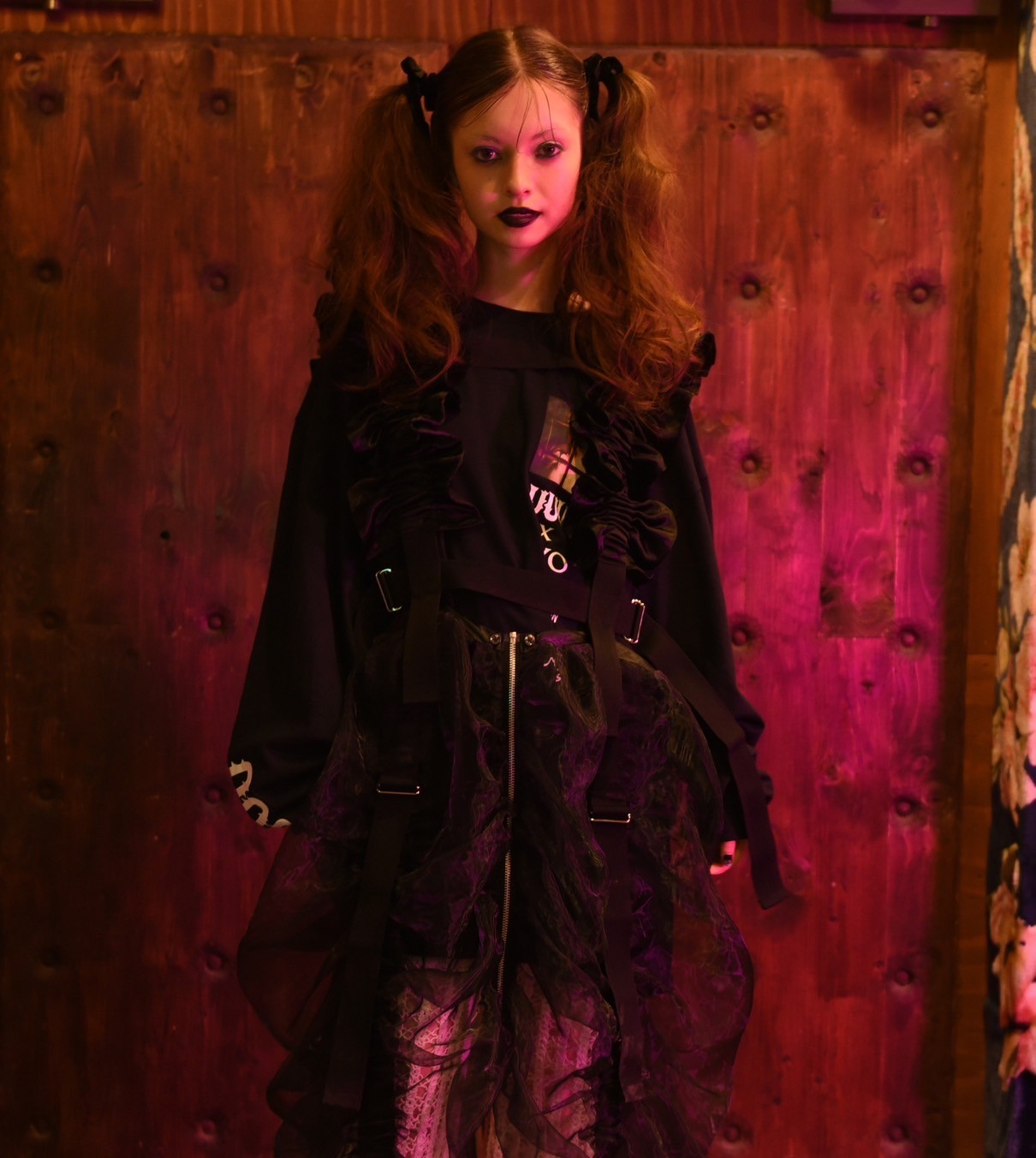 Ruffle Harness with Skirt | GALAXY BROAD SHOP