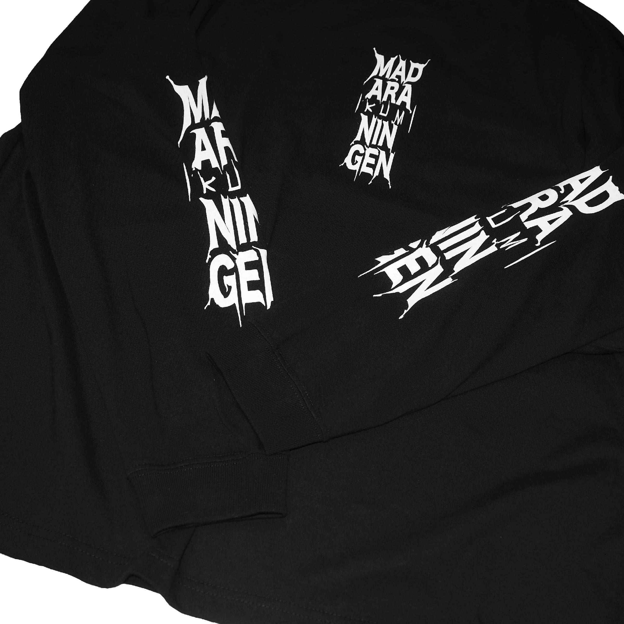 IKUMI×MADARANINGEN Bizarre LOGO Long Sleeve T-shirt (BLACK