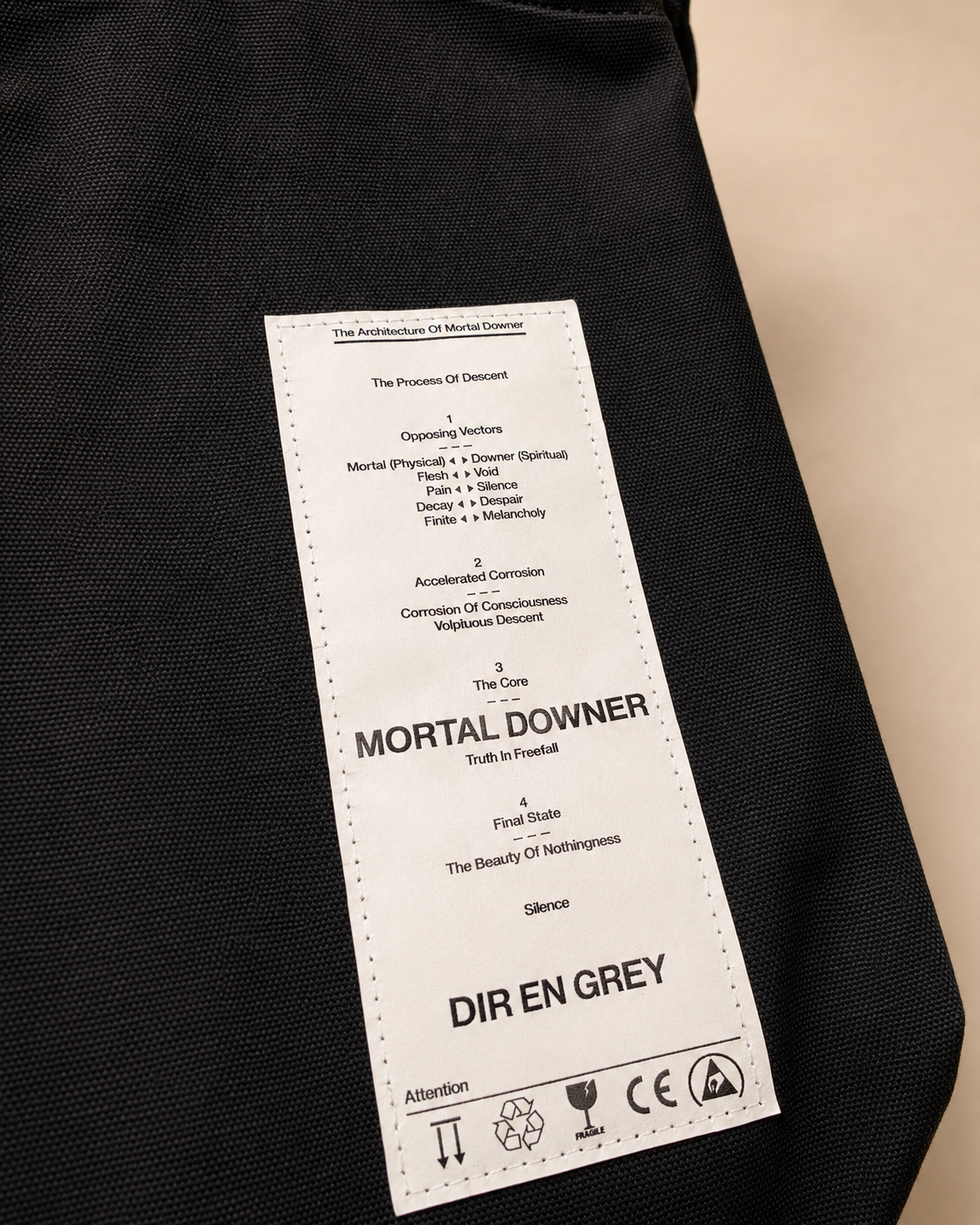MORTAL DOWNER] 2WAYトートバッグ (Designed by Kamikene) | GALAXY