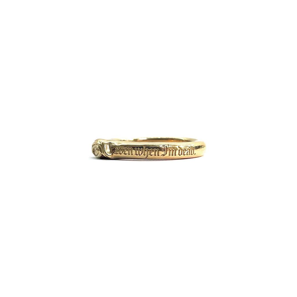 [一般販売] Eye pinky ring 18Gold plated