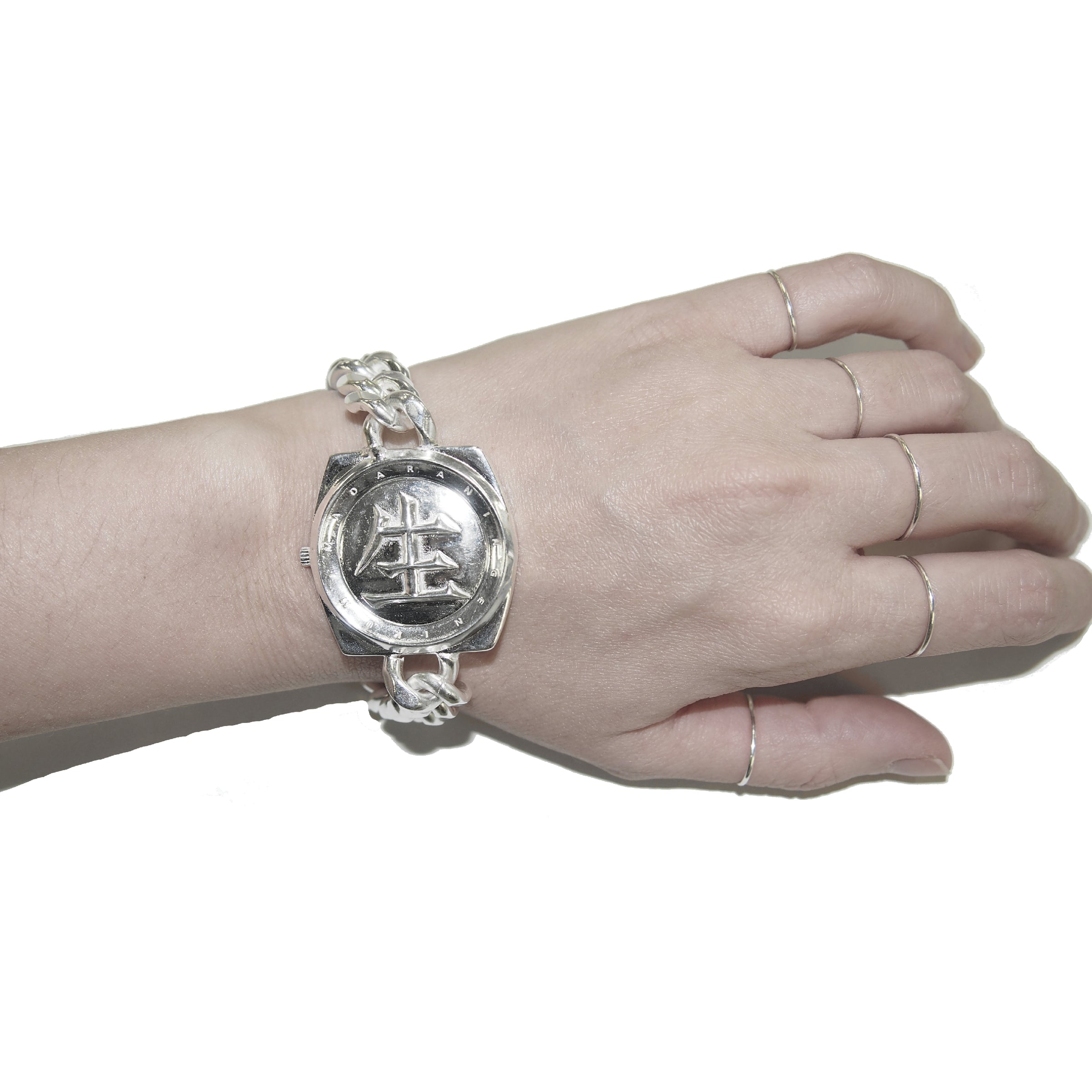 IKUMI×MADARANINGEN 生死 SILVER PLATED BRACELET | GALAXY BROAD SHOP