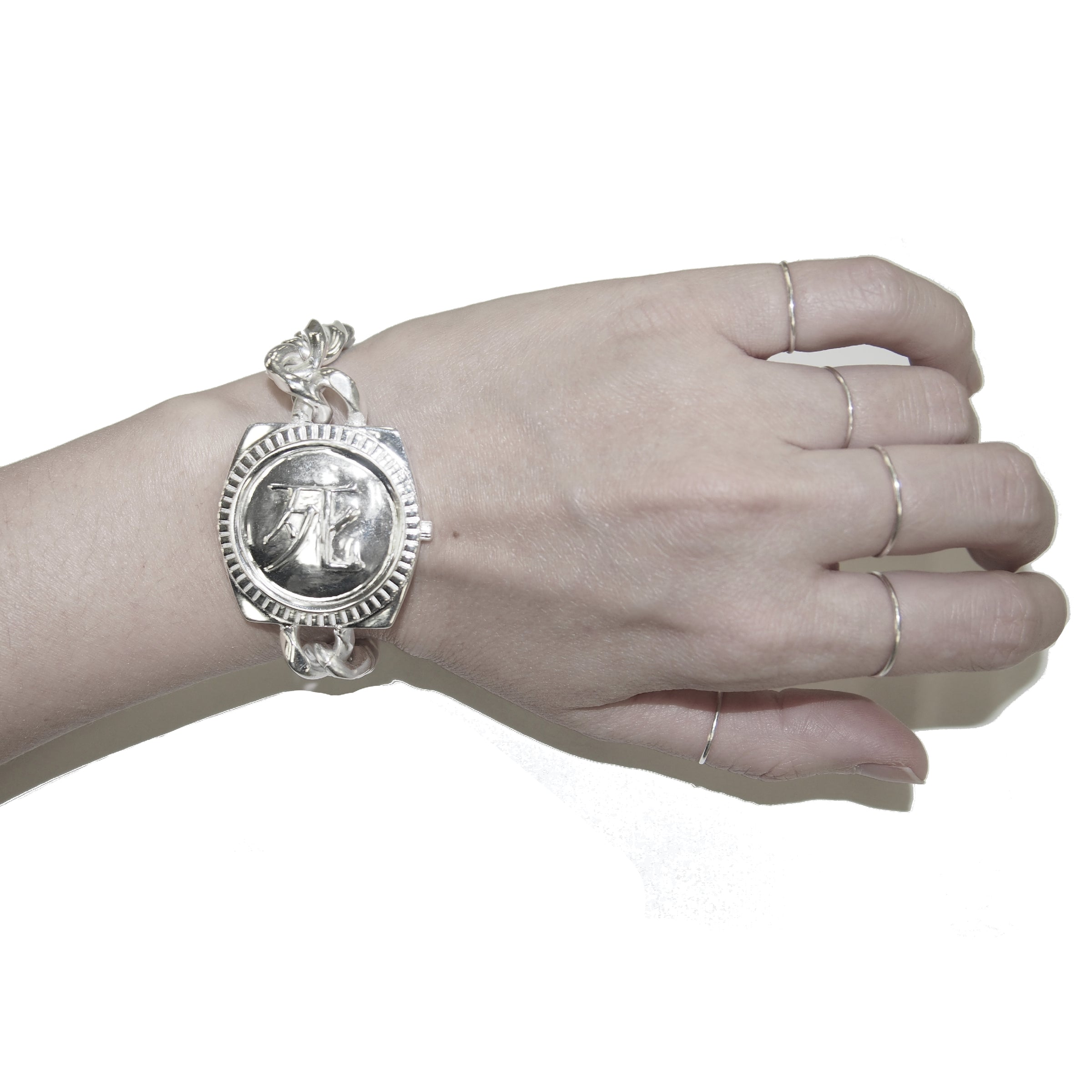 IKUMI×MADARANINGEN 生死 SILVER PLATED BRACELET | GALAXY BROAD SHOP
