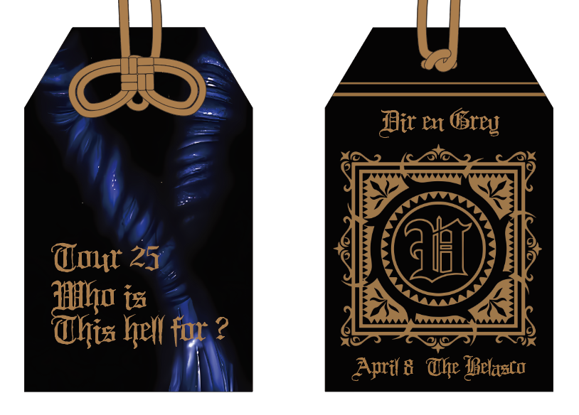 DIR EN GREY Tシャツ WHO IS THIS HELL FOR? INFORMATION