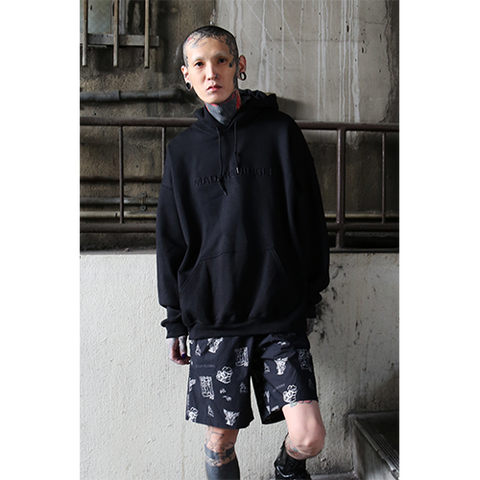 LOGO EMBOSS HOODIE | GALAXY BROAD SHOP