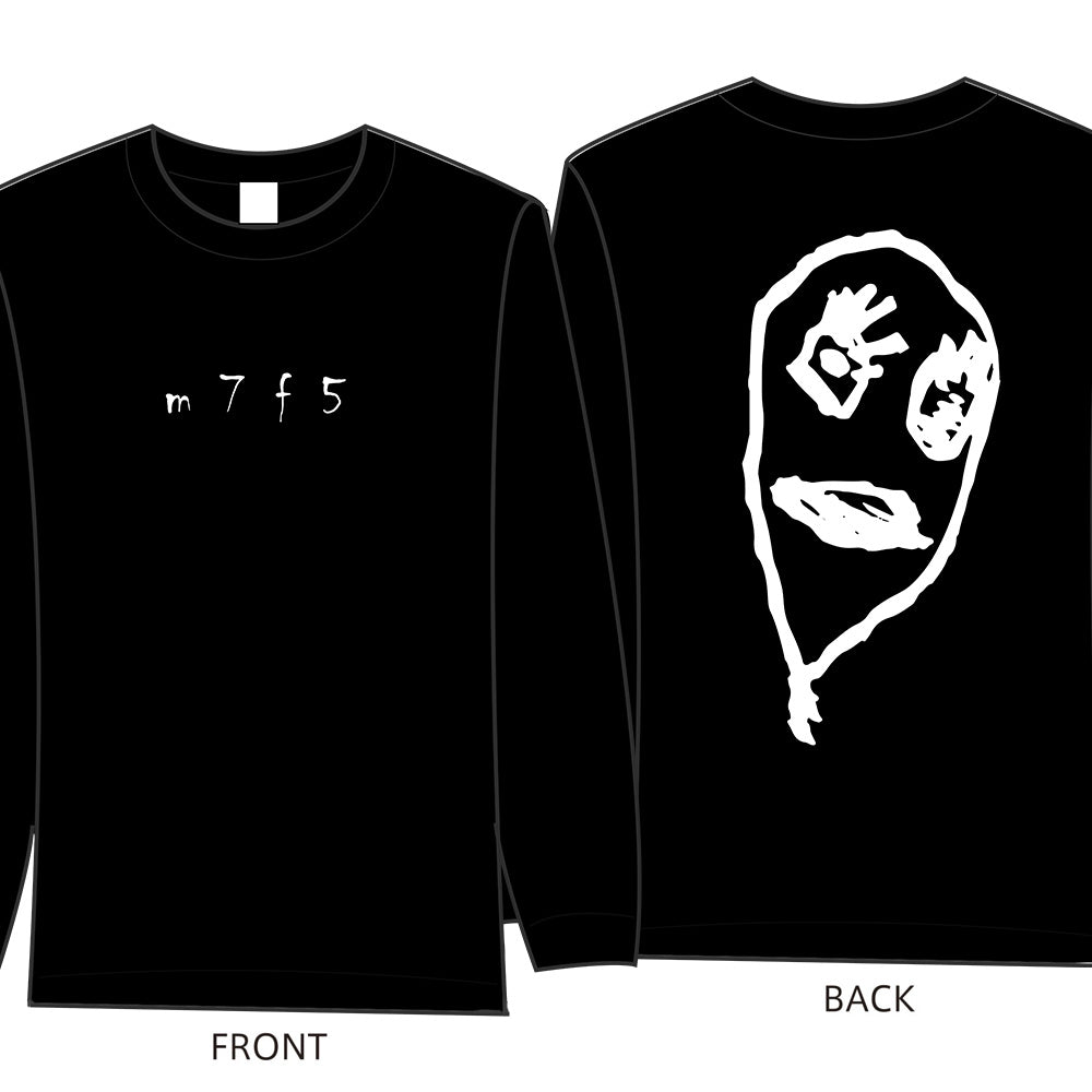 朱乱の威 -MINOR SEVENTH FLAT FIVE- OFFICIAL MERCH Long T-Shirt (Black)