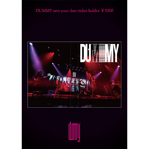 DUMMY Save Your Date Ticket Folder