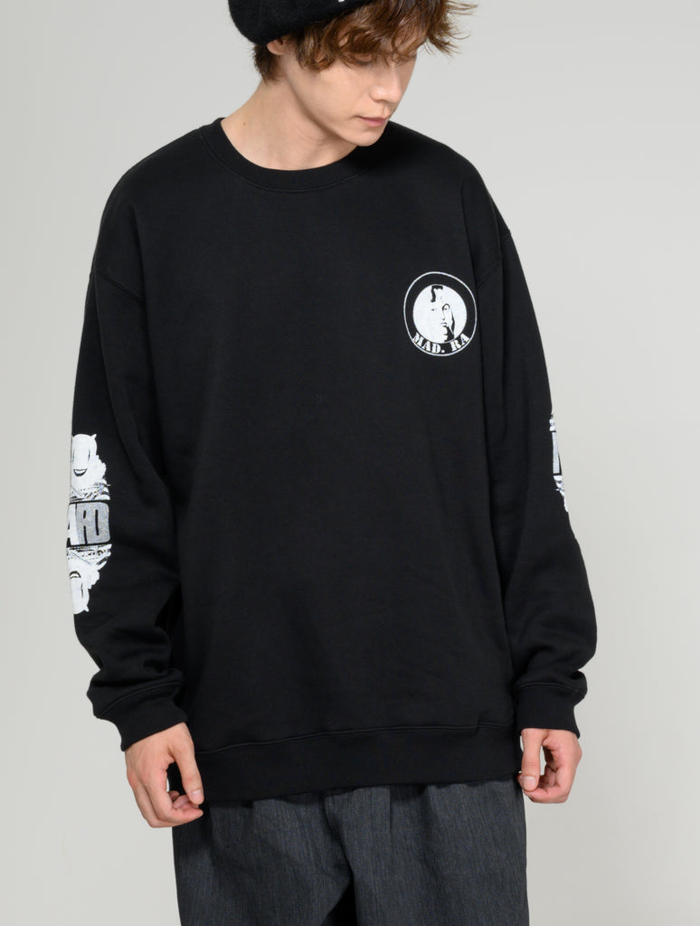 [一般販売] Sweatshirt 丸尾末広×MADARANINGEN [Black]