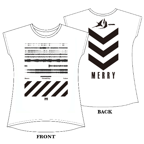 波形(はけい)Tシャツ