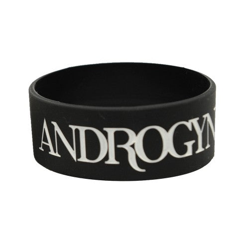 ANDROGYNOS Rubber bracelet (Black)