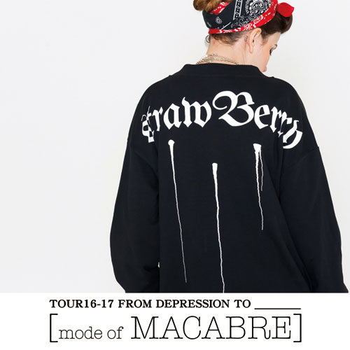 TOUR16-17 FROM DEPRESSION TO ________ [mode of MACABRE] Long Baseball Jacket