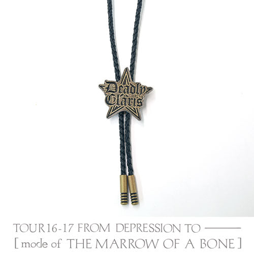 TOUR16-17 FROM DEPRESSION TO ________ [mode of THE MARROW OF A BONE] Bolo Tie (Gold)