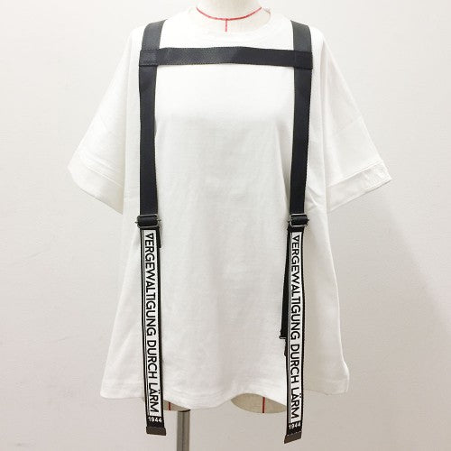 MORD.la Logo Embroidery T-shirt WHITE[DUNES BY MADARANINGEN]