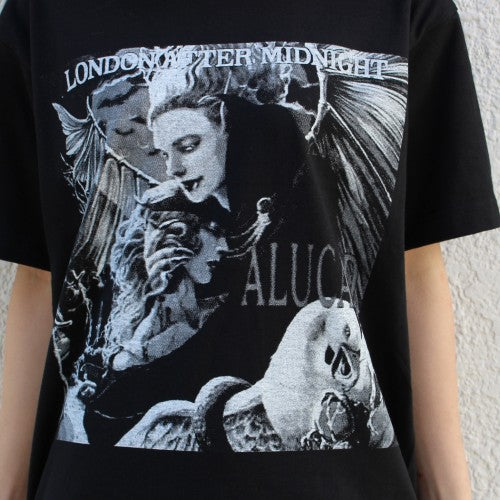 フランス発 Sandro×ルイーズ.B コラボ スパイラル Tシャツ フランス発 Sandro×ルイーズ.B コラボ スパイラル Tシャツ