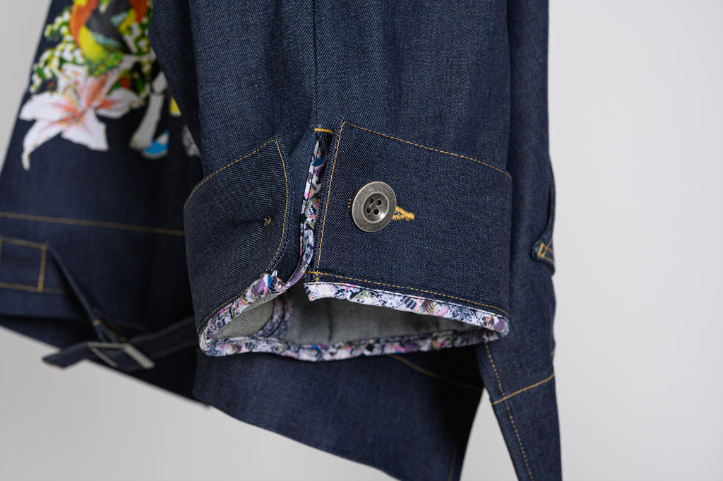 Denim Jacket Maruo Suehiro x MADARANINGEN [Indigo]