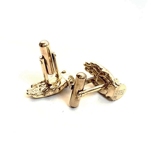 HANDS CUFFLINKS 18k 镀金钻石