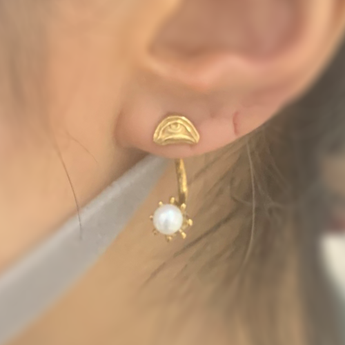 EYE PIERCE 18k gold plated