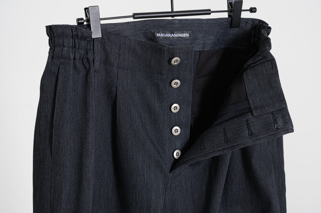 Denim Pants Maruo Suehiro x MADARANINGEN [Black]