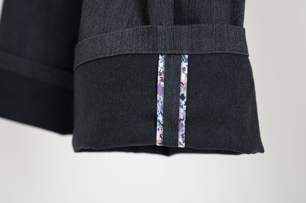 Denim Pants Maruo Suehiro x MADARANINGEN [Black]
