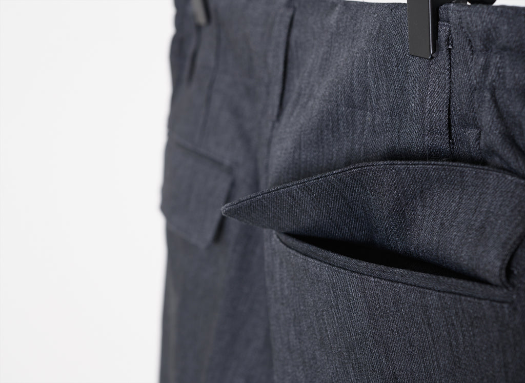 Denim Pants Maruo Suehiro x MADARANINGEN [Black]