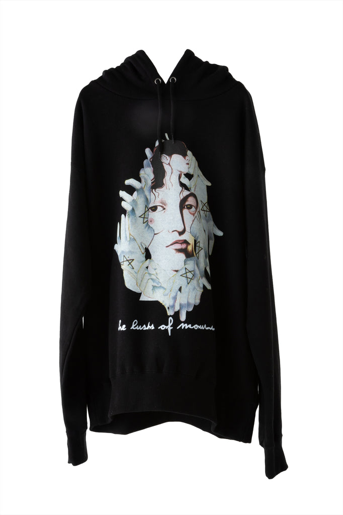 Suehiro Maruo×MADARANINGEN HOODIE BLACK