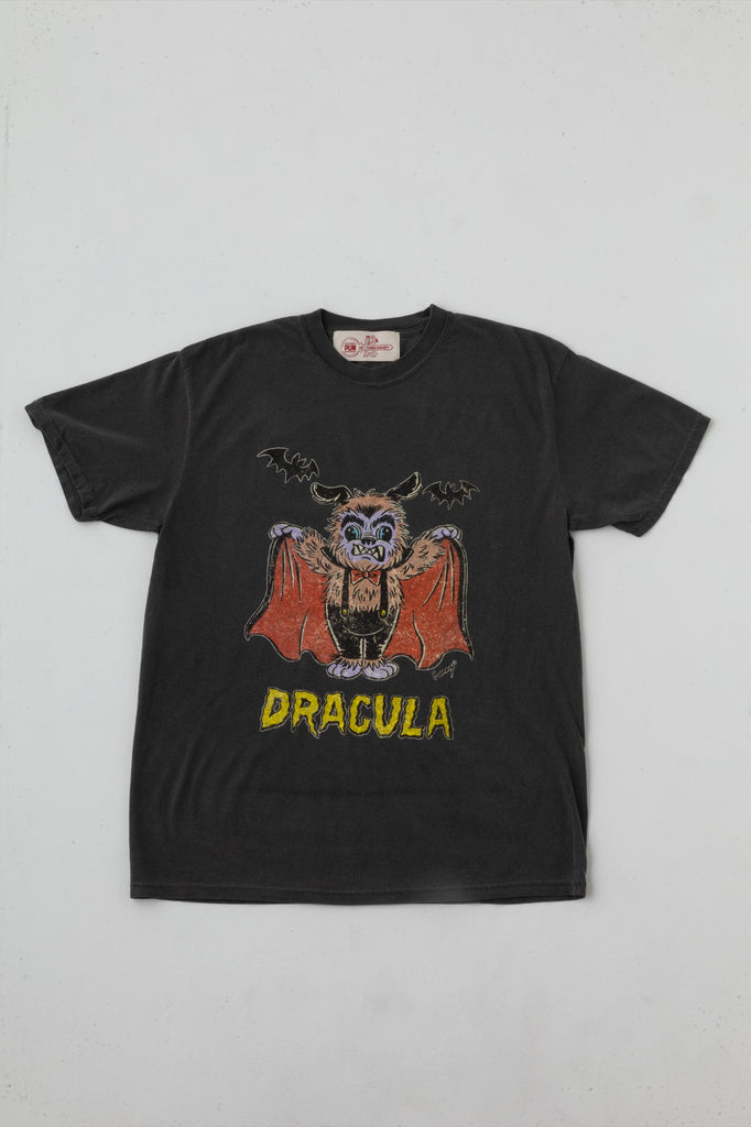 DRACULA-PUN vintageT Ink Black