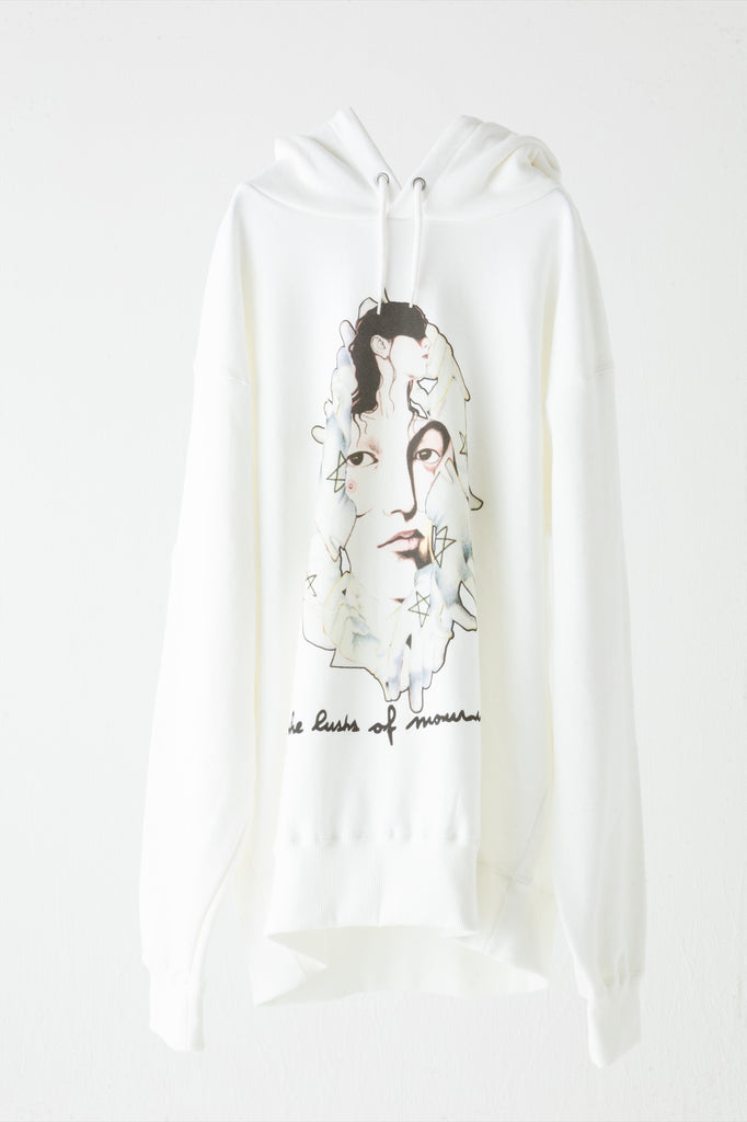 一般販売] 丸尾末広×MADARANINGEN HOODIE WHITE | GALAXY BROAD SHOP