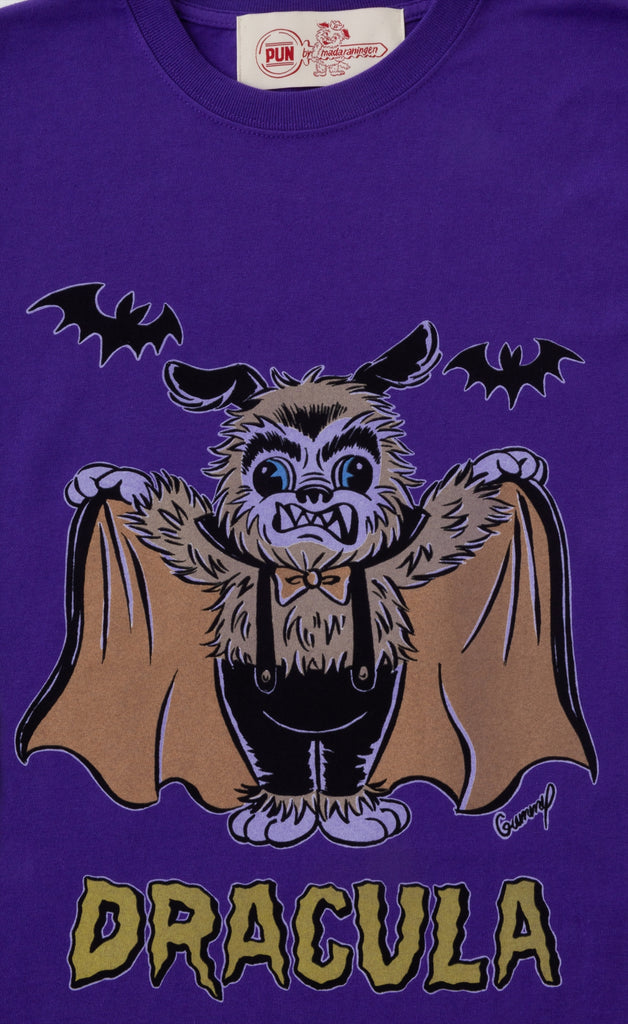 DRACULA-PUN Long Sleeve T-shirt [PURPLE]