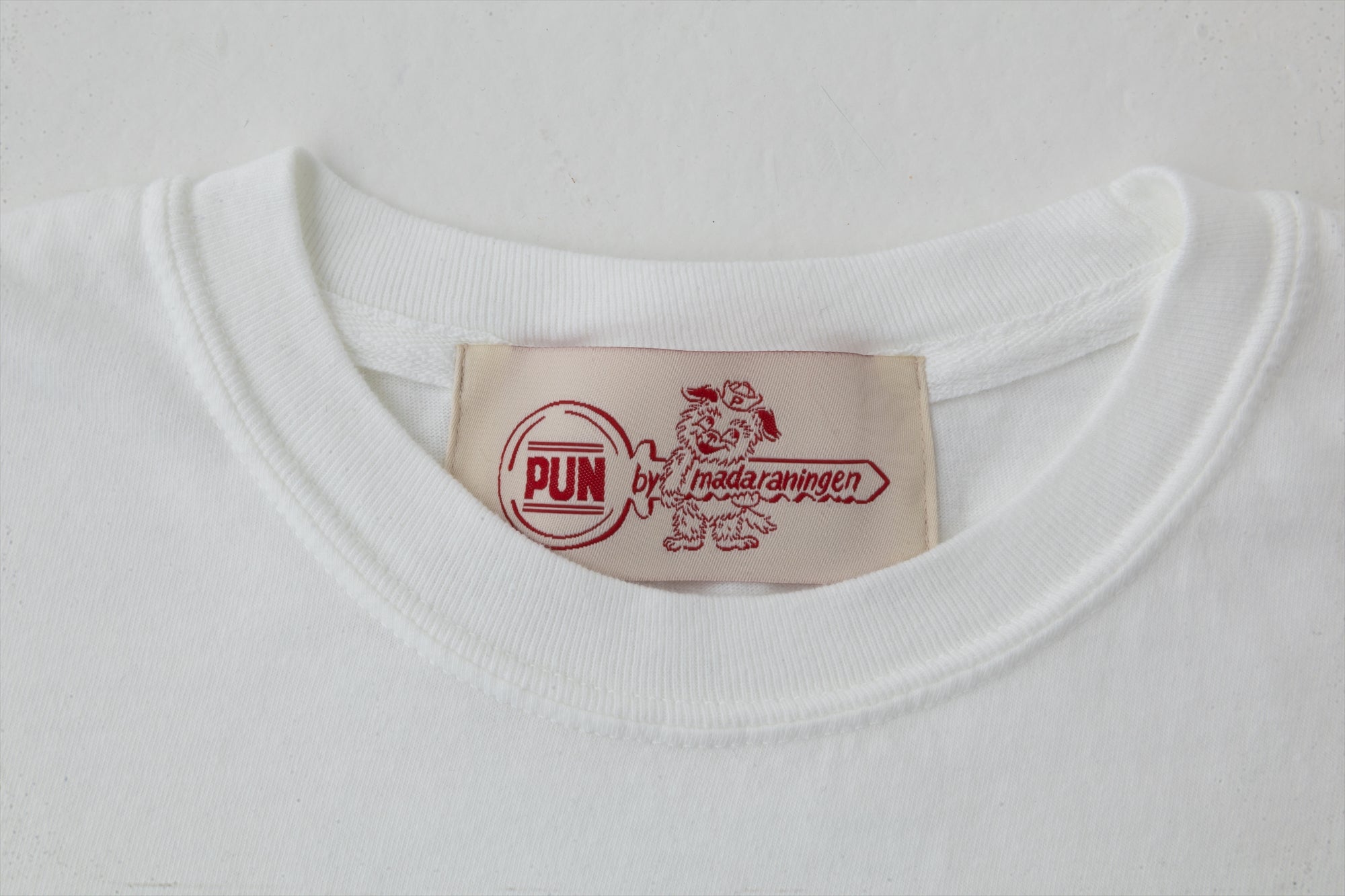 マダラニンゲン　PUN MUMMY-PUN vintageT off white | GALAXY BROAD SHOP