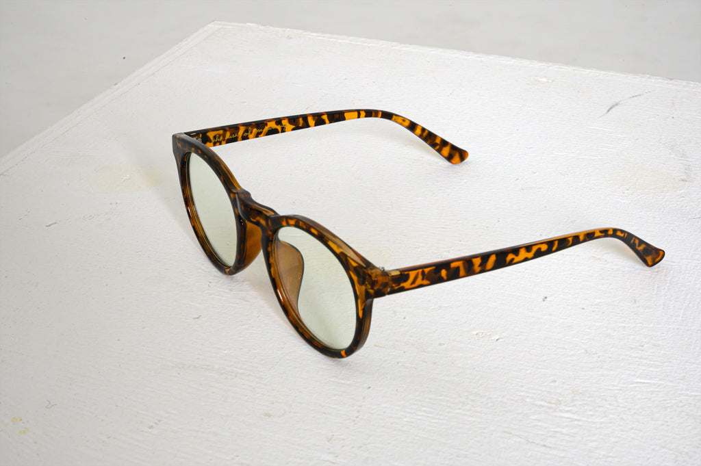 [一般販売] Tortoise Shell Glasses Gold Print