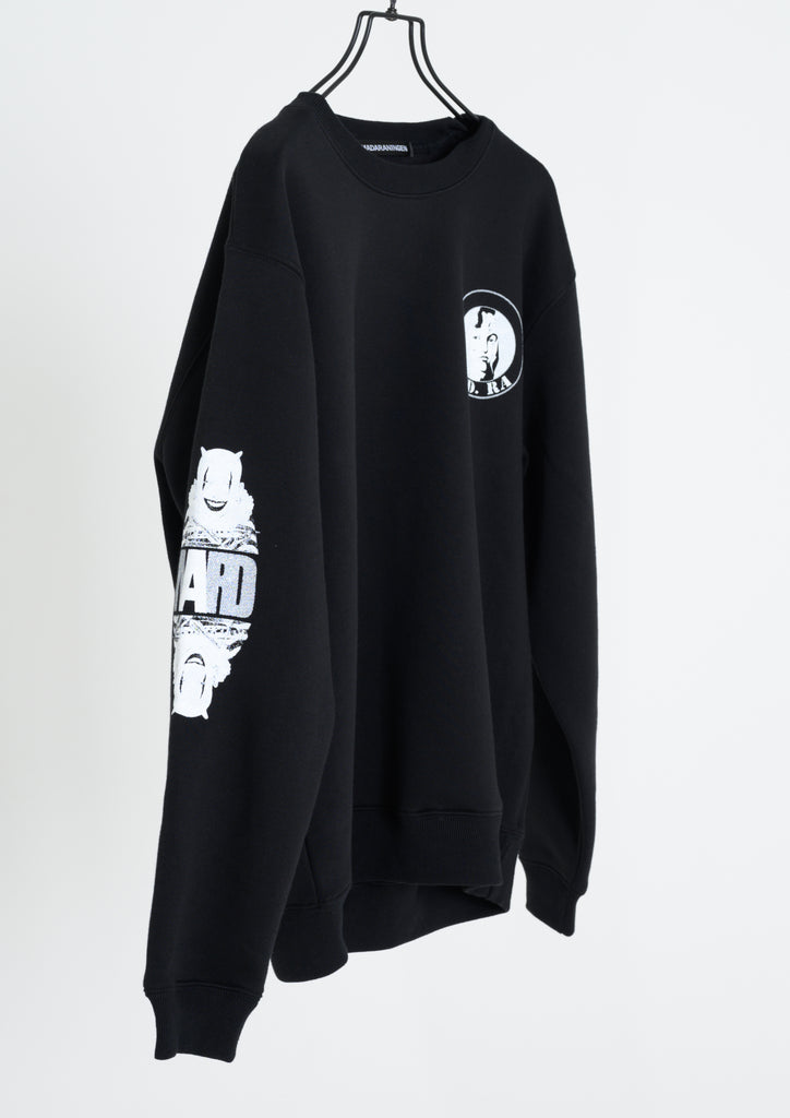 一般販売] Sweatshirt 丸尾末広×MADARANINGEN [Black] | GALAXY BROAD SHOP