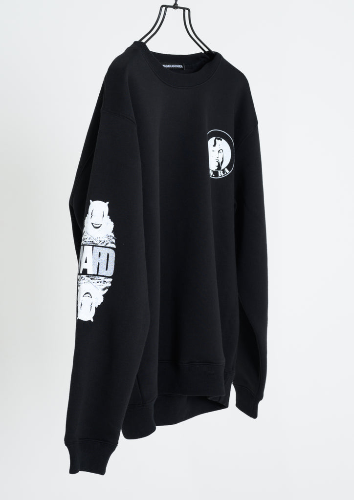 [一般販売] Sweatshirt 丸尾末広×MADARANINGEN [Black]