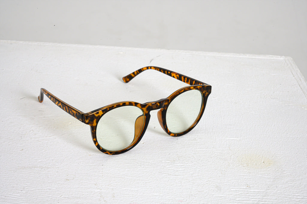 [一般販売] Tortoise Shell Glasses Gold Print