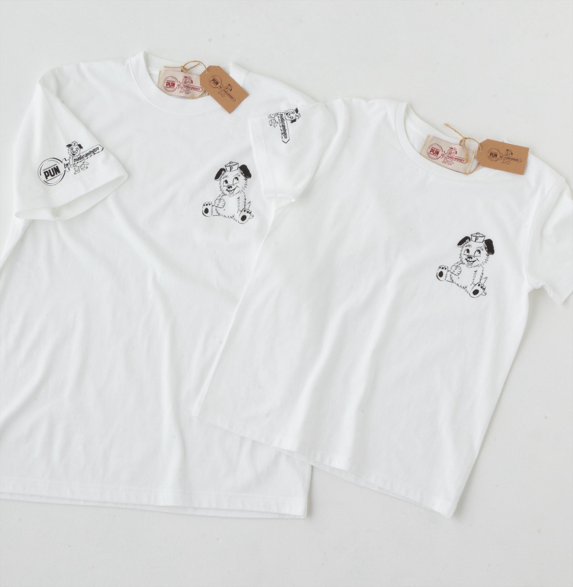 マダラニンゲン　PUN Tシャツ　ホワイト PUN T-shirt | GALAXY BROAD SHOP マダラニンゲン PUN Tシャツ ホワイト